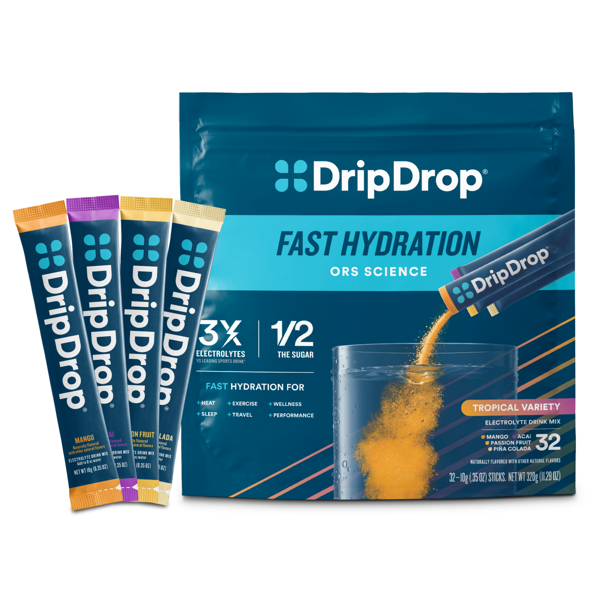 dripdrop-tropical-variety-pack-electrolyte-powder-8-oz-sticks-32-count-u1 Tropical_Variety_-_32ct_-_Transparent.png