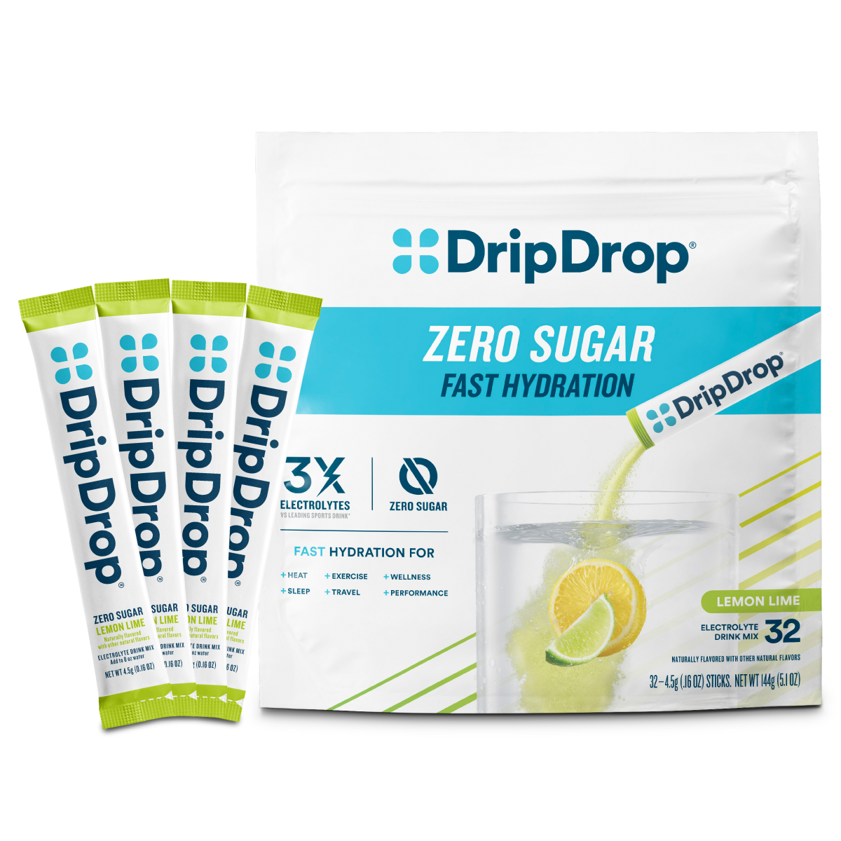 dripdrop-zero-sugar-lemon-lime-electrolyte-powder-8-oz-sticks-32-count-q4 Zero_Lemon_Lime_-_32ct_-_Transparent.png